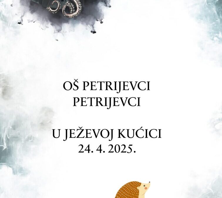 Za Noć knjige u Ježevoj kućici